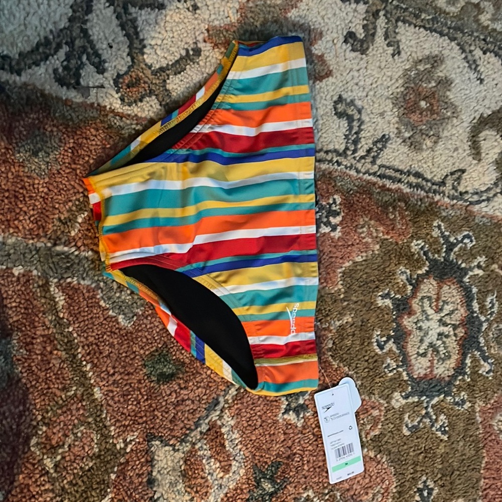Speedo clean stripe swim suit